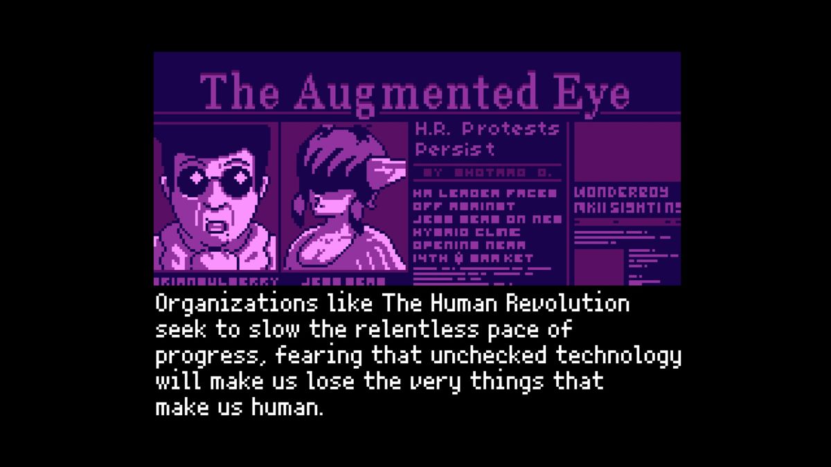 2064: Read Only Memories screenshot 2 for Playstation Vita